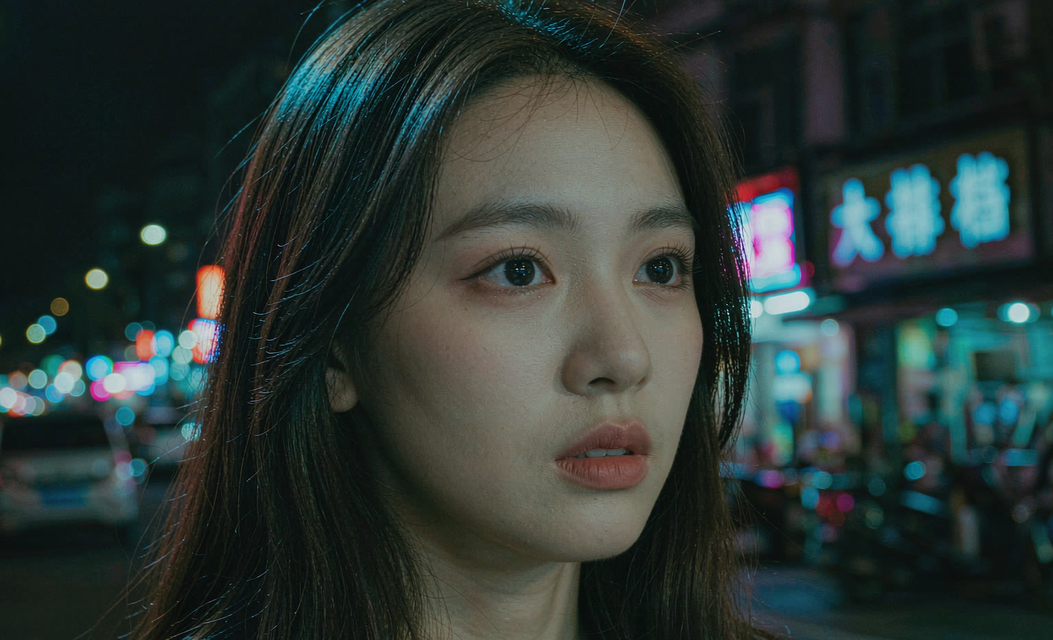 AI 生成真人写实剧照：都市情感